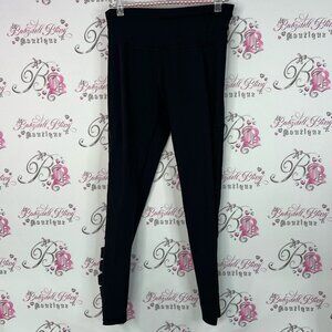 Victoria's Secret sport VSX Tights leggings pants corset Black mesh